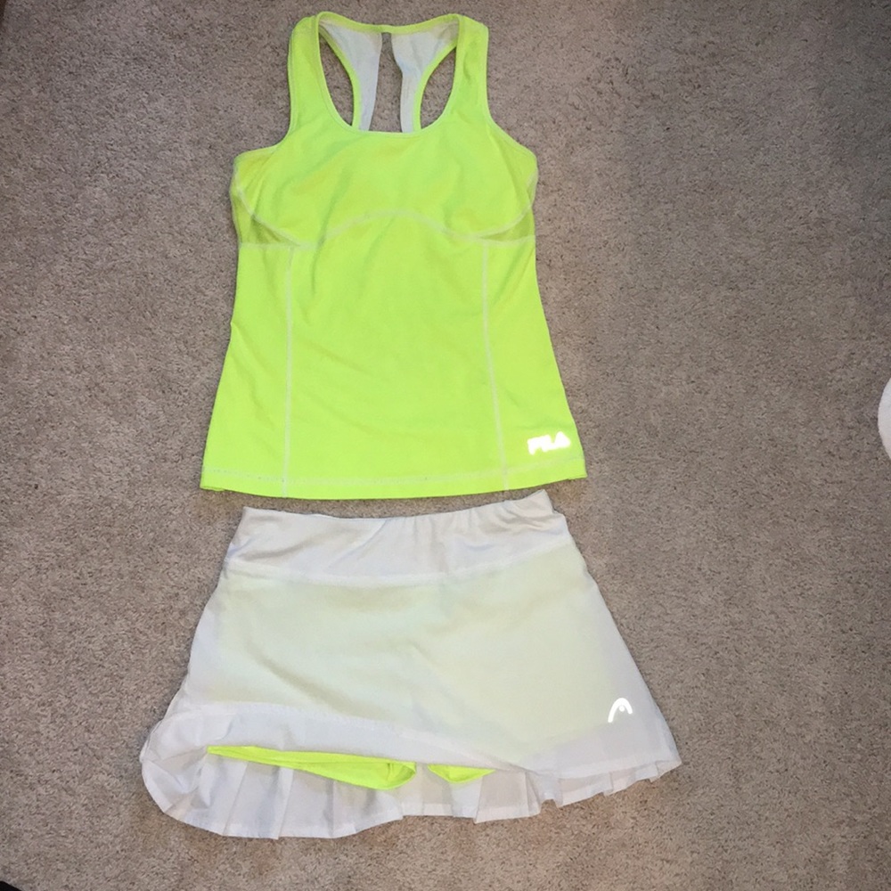 Fila/Head Tennis outfit